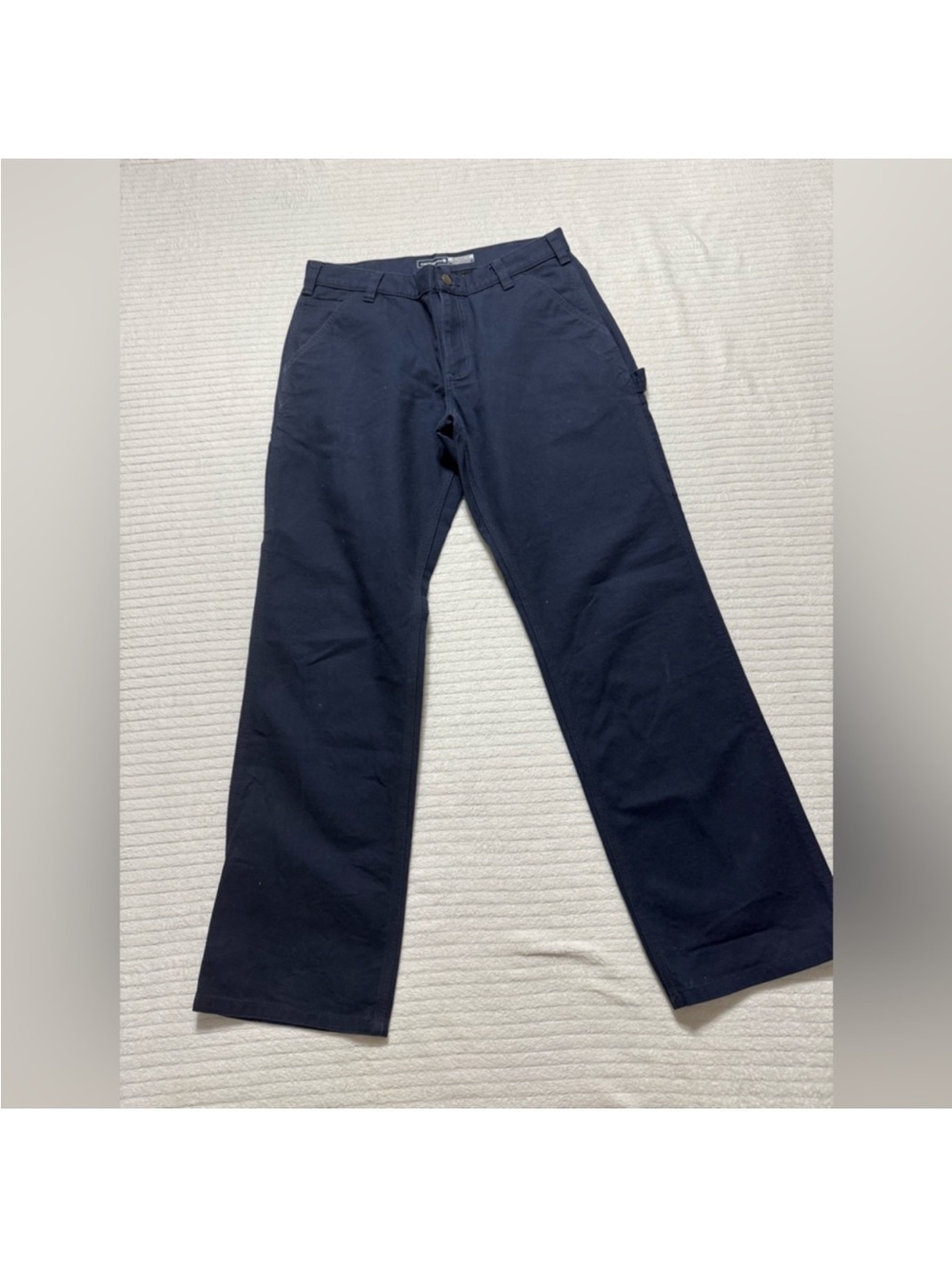 Carhartt Men’s Relaxed Jeans - Navy & Gray - Picture 6 of 9